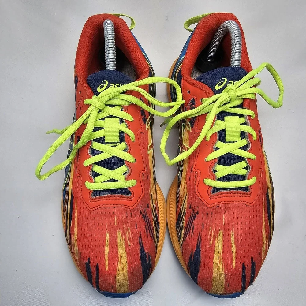 ASICS Noosa Tri 13 Running Shoes Mens Size 7 Orange Blue Yellow Athletic Sneaker